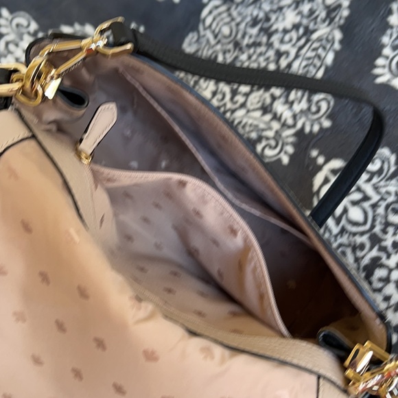 Kate Spade Medium Flap Shoulder Bag Natural Multi Mixed Material - Picture 13 of 16